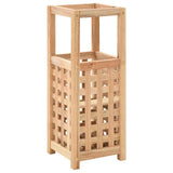 Vidaxl Regenschirm Cubac 18x18x50 cm Festes Walnussholz