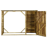 Vidaxl Garden Shed 253x80x170 cm Kiefernholz
