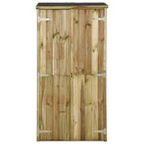 Vidaxl Garden Shed 85x48x177 cm Kiefernholz