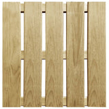 Vidaxl -Terrassenfliesen 6 ST 50x50 cm Holzgrün