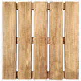 Vidaxl -Terrassenfliesen 6 ST 50x50 cm Holzbraun