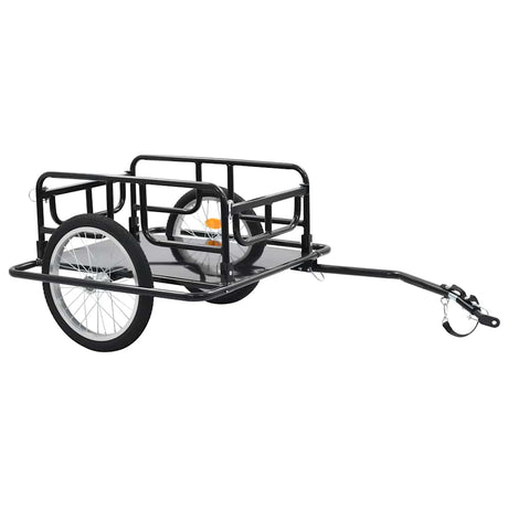 Vidaxl Fahrradanhänger 130x73x48,5 cm Stahl schwarz