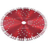Vidaxl Diamond Saw Saw Blade mit Turbo und Löchern 230 mm Stahl