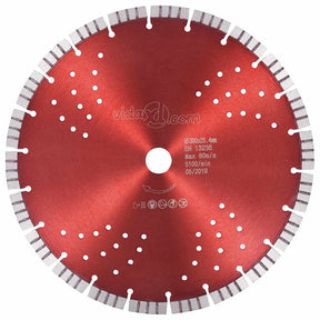 Vidaxl Diamond Saw Blade mit Turbo und Löchern 300 mm Stahl