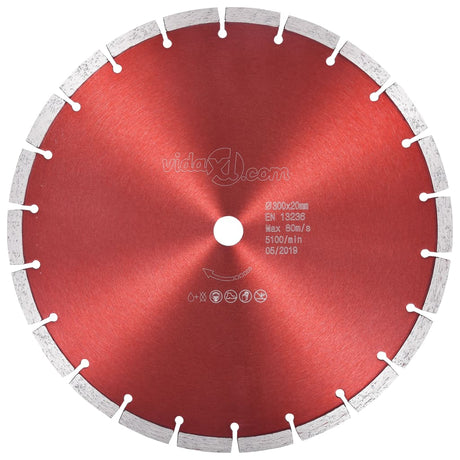Vidaxl Diamond Saw Blatt 300 mm Stahl