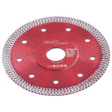 Vidaxl Diamond Saw Blade mit Löchern 125 mm Stahl