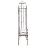 Vidaxl tuinbank 122 cm ijzer antiekbruin