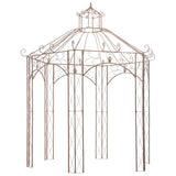 Vidaxl Gartenpavillon 3 m Eisen Antiquitätenbraun