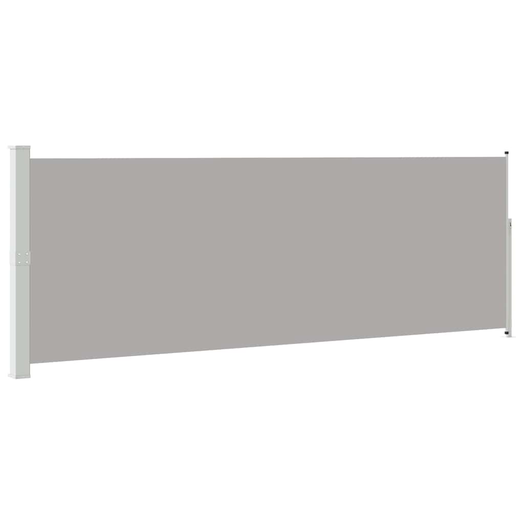 VidaXL Windshield Extendable 160x500 cm Gray