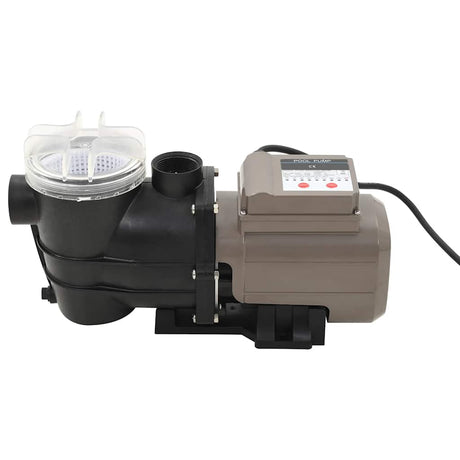 Vidaxl Schwimmbadpumpe mit Timer 0,25 PS 8000 l h schwarz