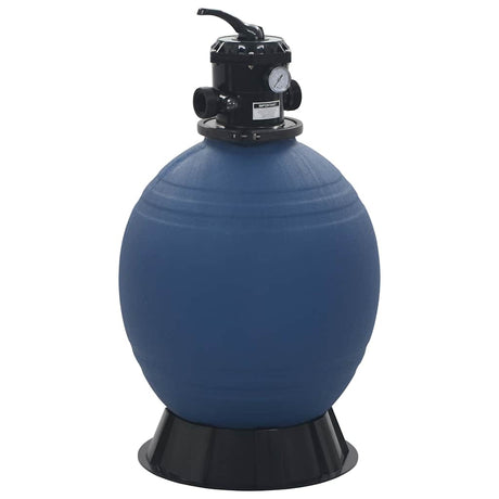 VidaXL Schwimmbad-Sandfilter mit 6-Positionen-Ventil 560 mm blau