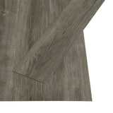 Vidaxx Bodendielen selbstklebend 4,46 m² 3 mm PVC grau und braun