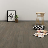 Vidaxx Bodendielen selbstklebend 4,46 m² 3 mm PVC grau und braun