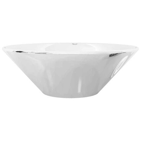 VIDAXL WASHBAIN 42 x 14 cm Keramik Silberfarbe