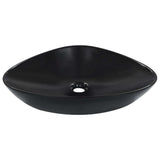 VIDAXL WASHBAIN 58.5X39X14 CM Keramik Schwarz