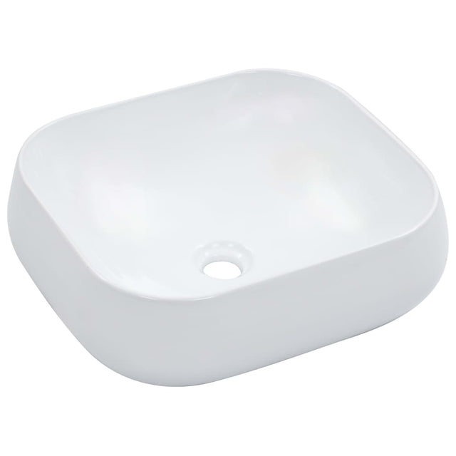 VIDAXL WASHBAIN 44.5X39.5X14,5 cm Keramik Weiß