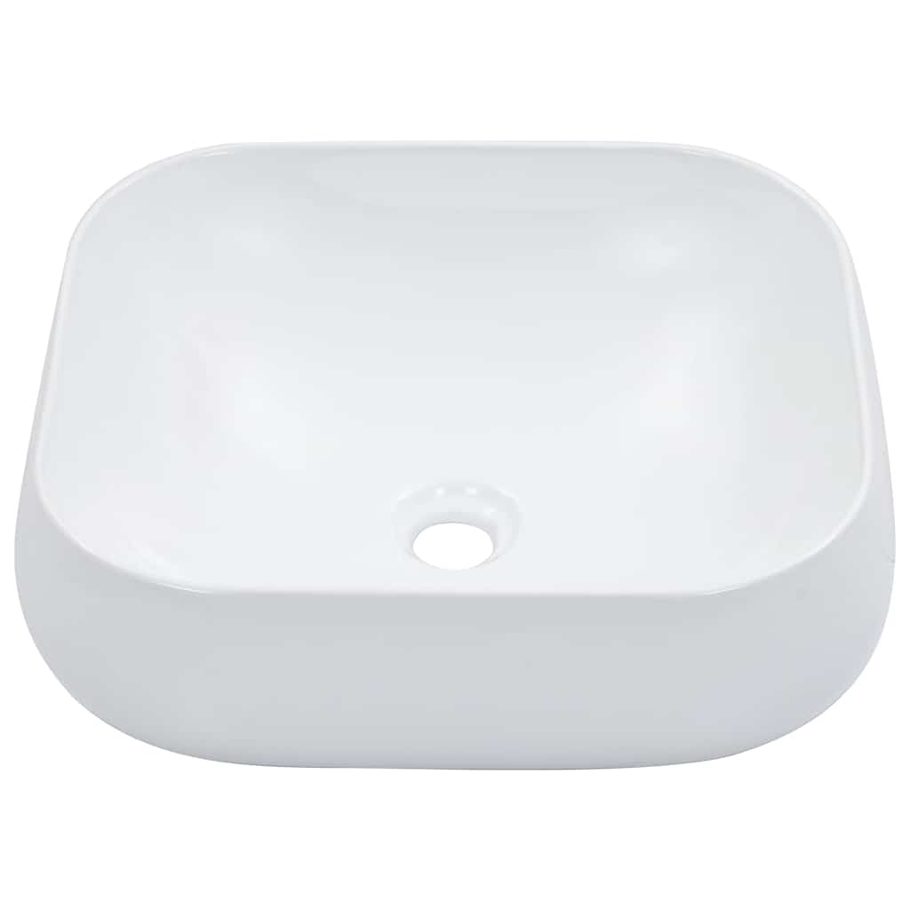 VIDAXL WASHBAIN 44.5X39.5X14,5 cm Keramik Weiß