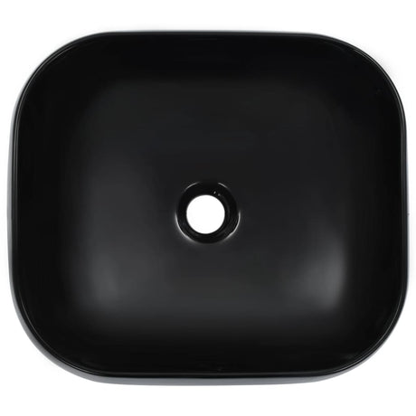 VIDAXL WASHBAIN 44.5X39.5X14,5 cm Keramikschwarz