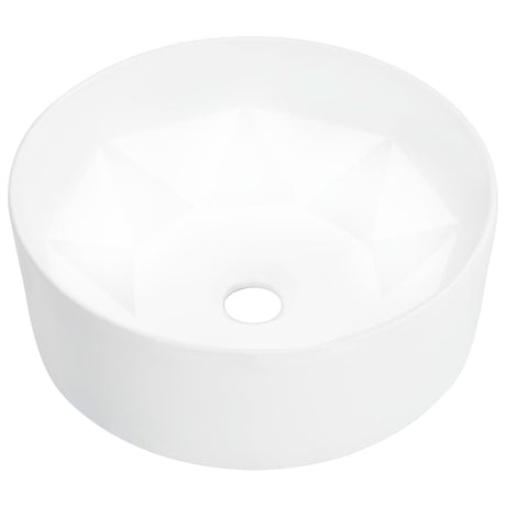 Vidaxl Washbeasin 36x14 cm Keramik Weiß