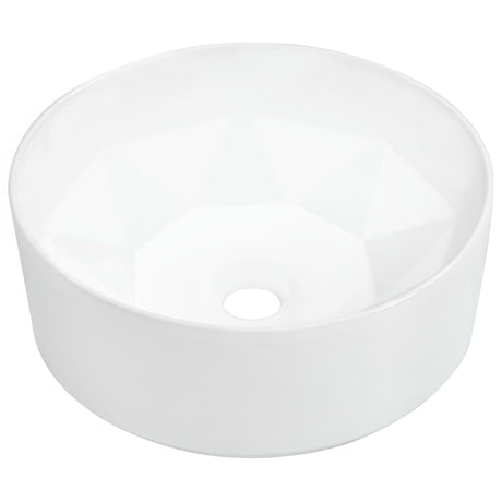 Vidaxl Washbeasin 36x14 cm Keramik Weiß