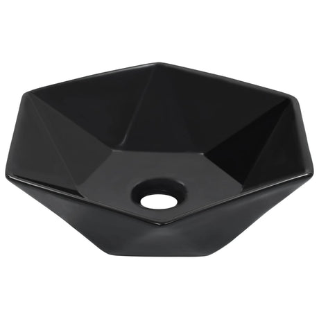 VIDAXL WASHBAIN 41X36.5X12 CM Keramikschwarz