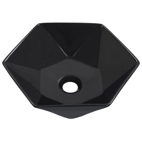 VIDAXL WASHBAIN 41X36.5X12 CM Keramikschwarz