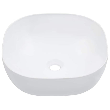 VIDAXL WASHBAIN 42.5X42.5X14,5 cm Keramik Weiß