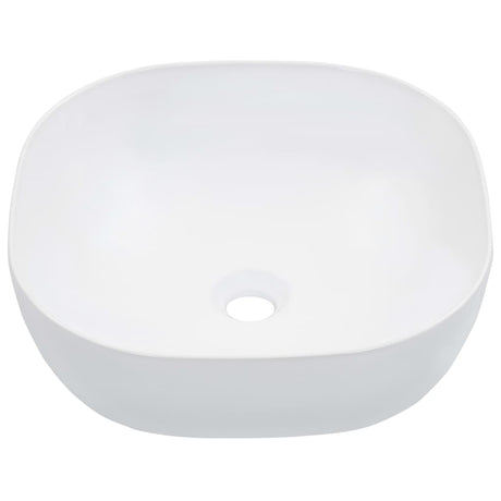 VIDAXL WASHBAIN 42.5X42.5X14,5 cm Keramik Weiß