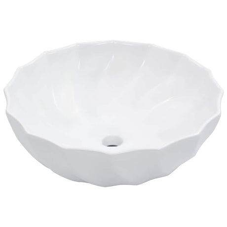 VIDAXL WASHBAIN 46x17 cm Keramik Weiß