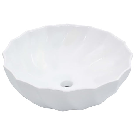 VIDAXL WASHBAIN 46x17 cm Keramik Weiß