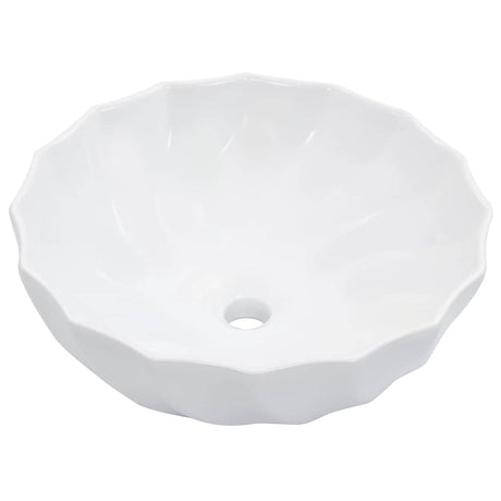 VIDAXL WASHBAIN 46x17 cm Keramik Weiß