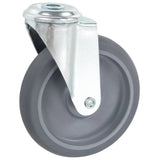 Vidaxl Lenkrollen mit Bolzenlöchern 4 Stück 125 mm