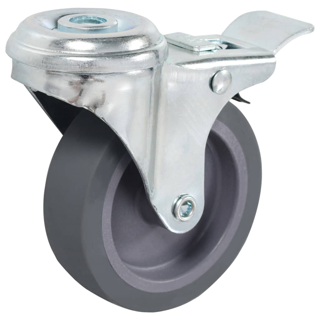Vidaxl-Lenkrollen mit Bolzenlöchern 4 Stück 75 mm