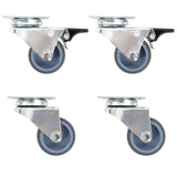 Vidaxl Doppellenkrollen 4 Stück 50 mm