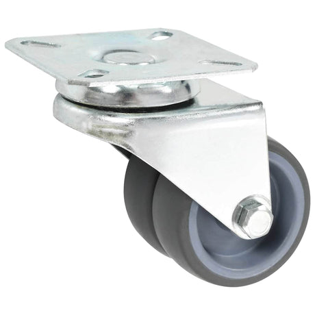 Vidaxl Doppellenkrollen 4 Stück 50 mm