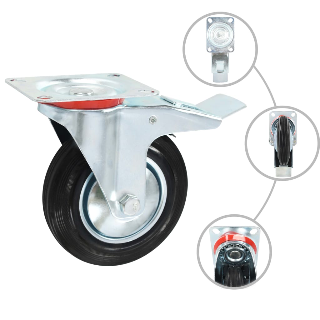 Vidaxx Lenkrollen 4 Stück 160 mm