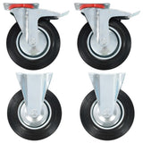 VidaXL-Räder 4 Stück 200 mm