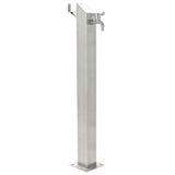 VIDAXL Garten Wassersäule Quadrat 95 cm Edelstahl