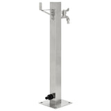 Vidaxl Garten Wassersäule Quadrat 65 cm Edelstahl