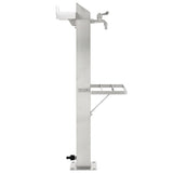 VIDAXL Garten Wassersäule Quadrat 95 cm Edelstahl