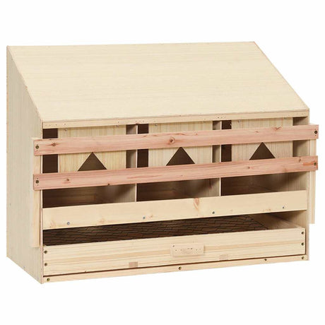 Vidaxl Chicken Shelter 3 Fächer 72x33x54 cm Festkiefer