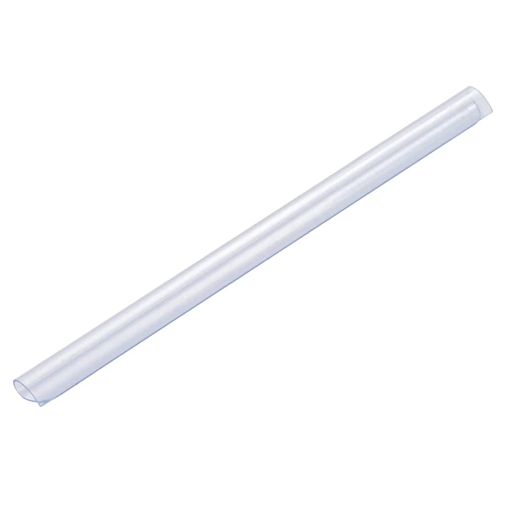 Vidaxl 100 St. Zaunstreifenklemmen PVC transparent