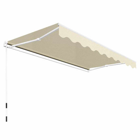Vidaxx Markise manuell ausziehbar 300 cm Creme