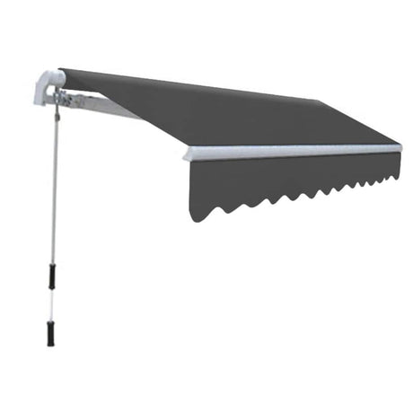 Vidaxx Markise manuell ausziehbar 300 cm Anthrazit
