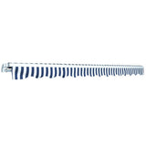 Vidaxl laifel manuell ausziehbar 450 cm blau weiß