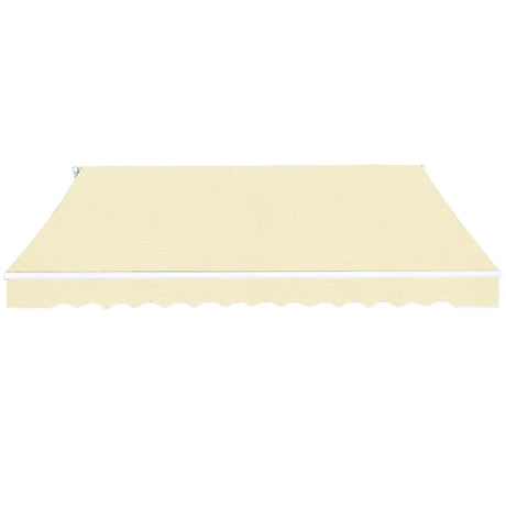 Vidaxl Luifel erstreckt sich manuell 400 cm Creme