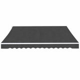 Vidaxx Markise manuell ausziehbar 400 cm Anthrazit
