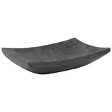 Vidaxl Sink 50x35x12 cm Marmor Schwarz