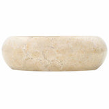 Vidaxx Waschbecken 40x12 cm Marmor creme