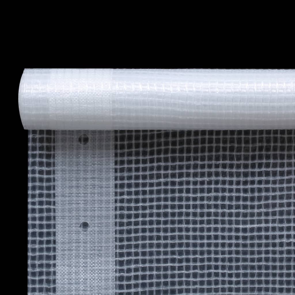 Vidaxl Leno Tarpaulin 260 g m² 4x15 m Weiß